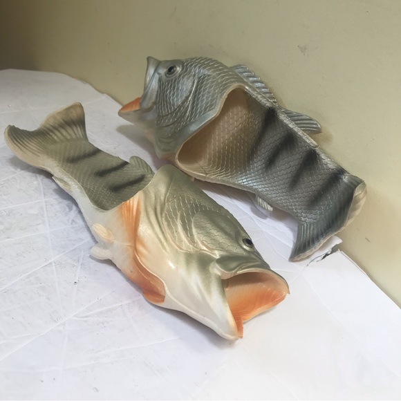 CMW Rubber Fish Sandals Pool Slides Flip Flops Outdoor Beach Slippers Men Women - Picture 10 of 16